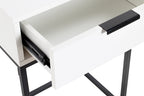 HAKU Möbel Konsole aus Holzwerkstoff kratzbeständig 40 x 28 x 60 cm in Schwarz, Weiss