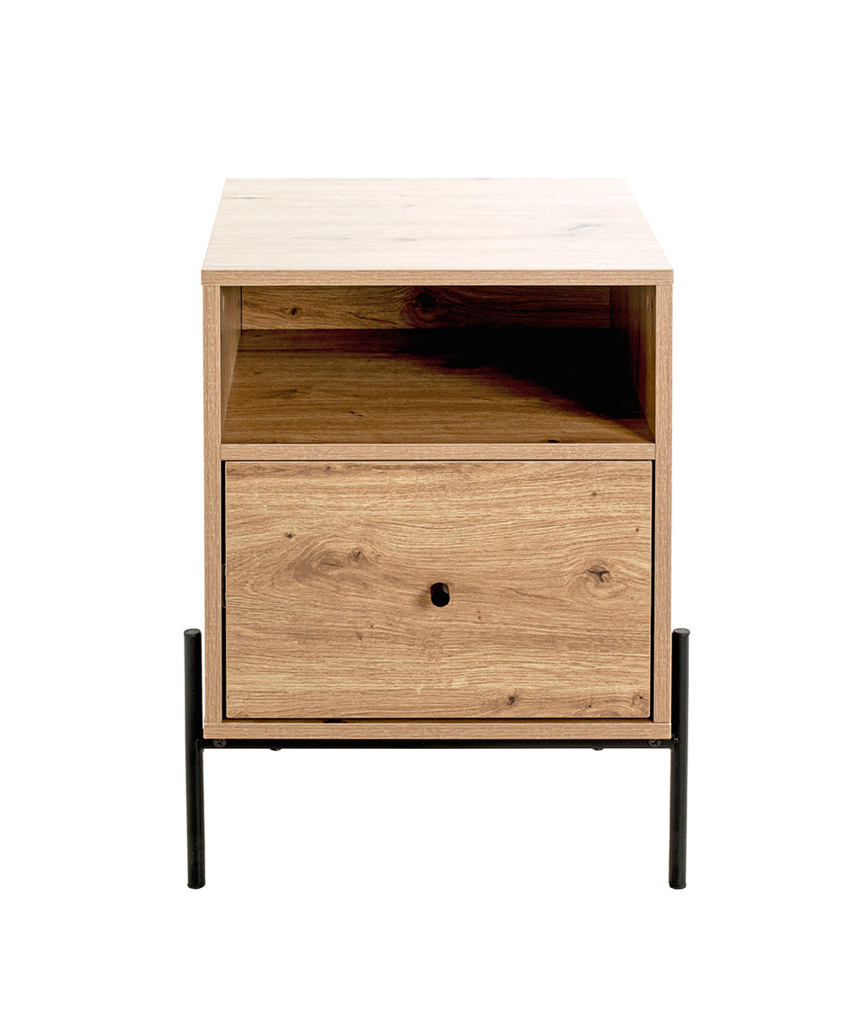 HAKU Möbel Konsole aus MDF kratzbeständig in Braun 45 x 47 x 60 cm