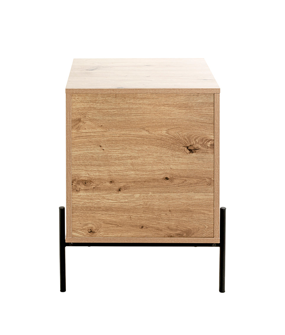 HAKU Möbel Konsole aus MDF kratzbeständig in Braun 45 x 47 x 60 cm
