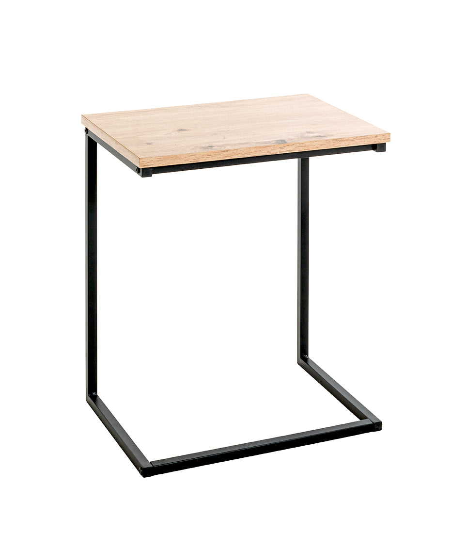 HAKU Möbel Beistelltisch aus MDF kratzbeständig in Braun 40 x 30 x 50 cm