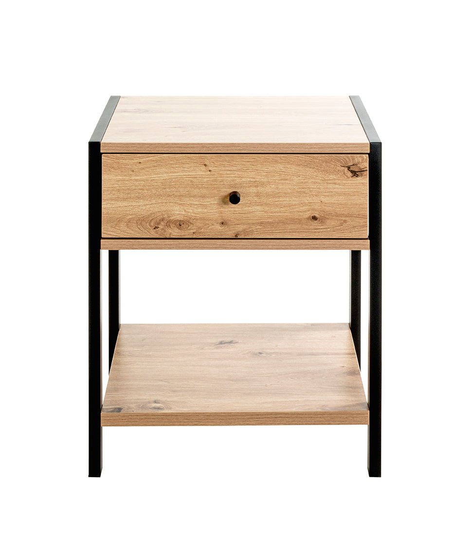 HAKU Möbel Konsole aus MDF kratzbeständig in Braun 48 x 43 x 60 cm