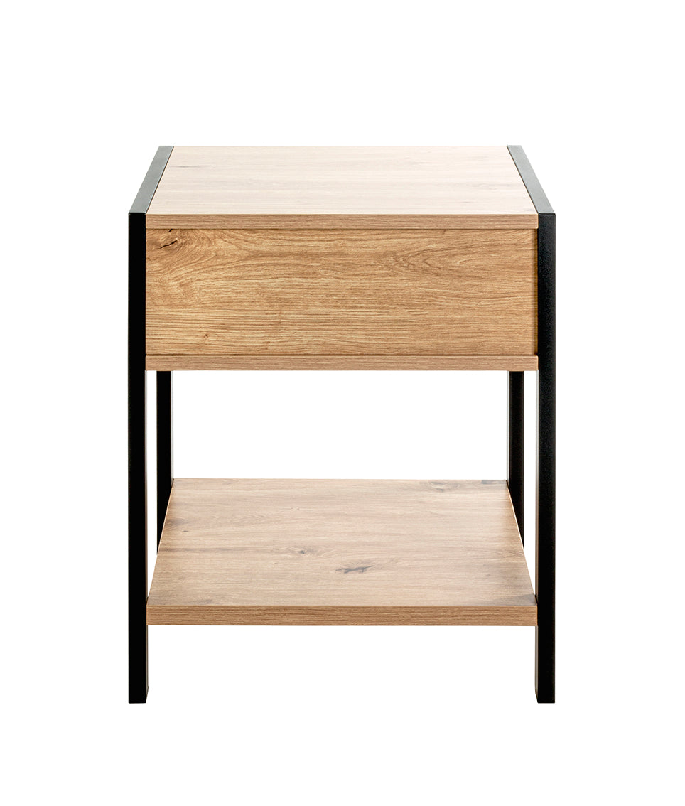 HAKU Möbel Konsole aus MDF kratzbeständig in Braun 48 x 43 x 60 cm