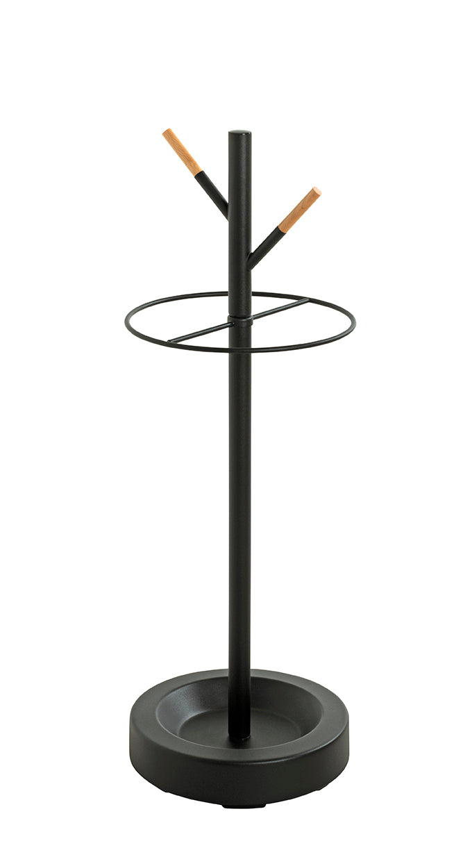 HAKU Möbel Schirmständer aus Metall in Schwarz 26 x 73 cm