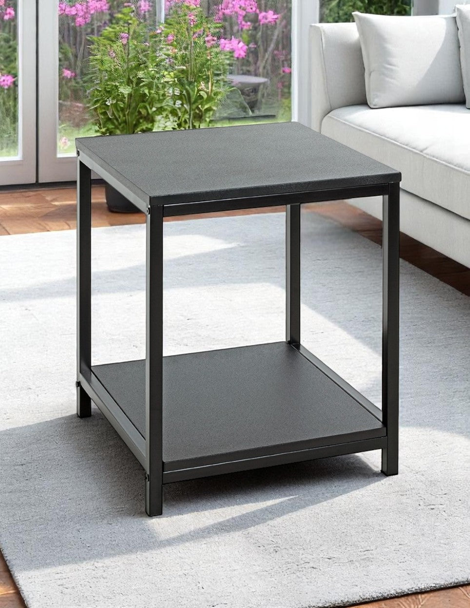 HAKU Möbel Beistelltisch aus MDF in Schwarz