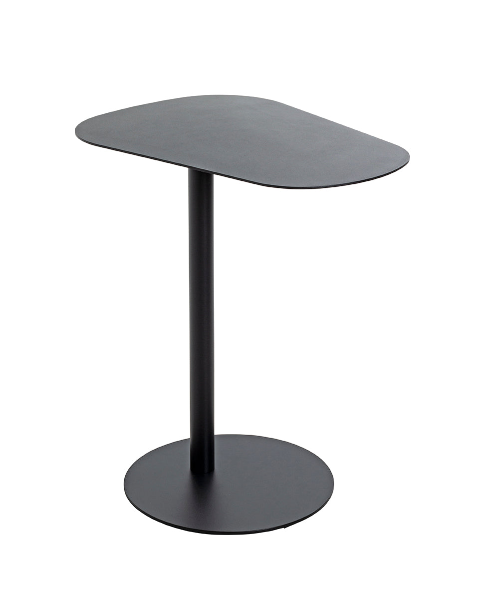 HAKU Möbel Beistelltisch aus Metall massiv 53 x 38 x 60 cm in Schwarz