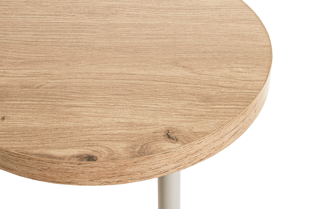 HAKU Möbel Beistelltisch aus MDF kratzbeständig in Braun 30 x 50 cm