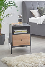 HAKU Möbel Konsole aus MDF kratzbeständig in Anthrazit
