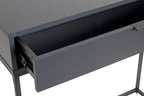 HAKU Möbel Konsole aus Holzwerkstoff Kippschutz 80 x 28 x 77 cm in Anthrazit, Schwarz