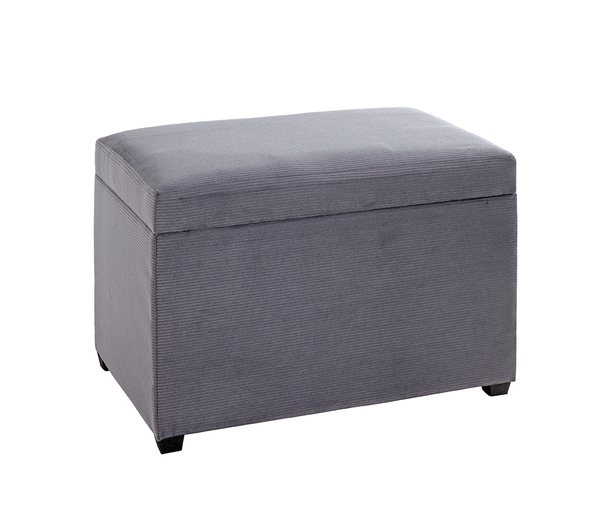 HAKU Möbel Sitztruhe aus Textil klappbar 58 x 39 x 42 cm in Grau