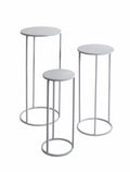 HAKU Möbel Blumensäule aus Metall in Grau