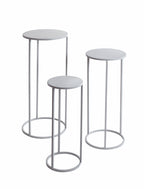 HAKU Möbel Blumensäule aus Metall in Grau