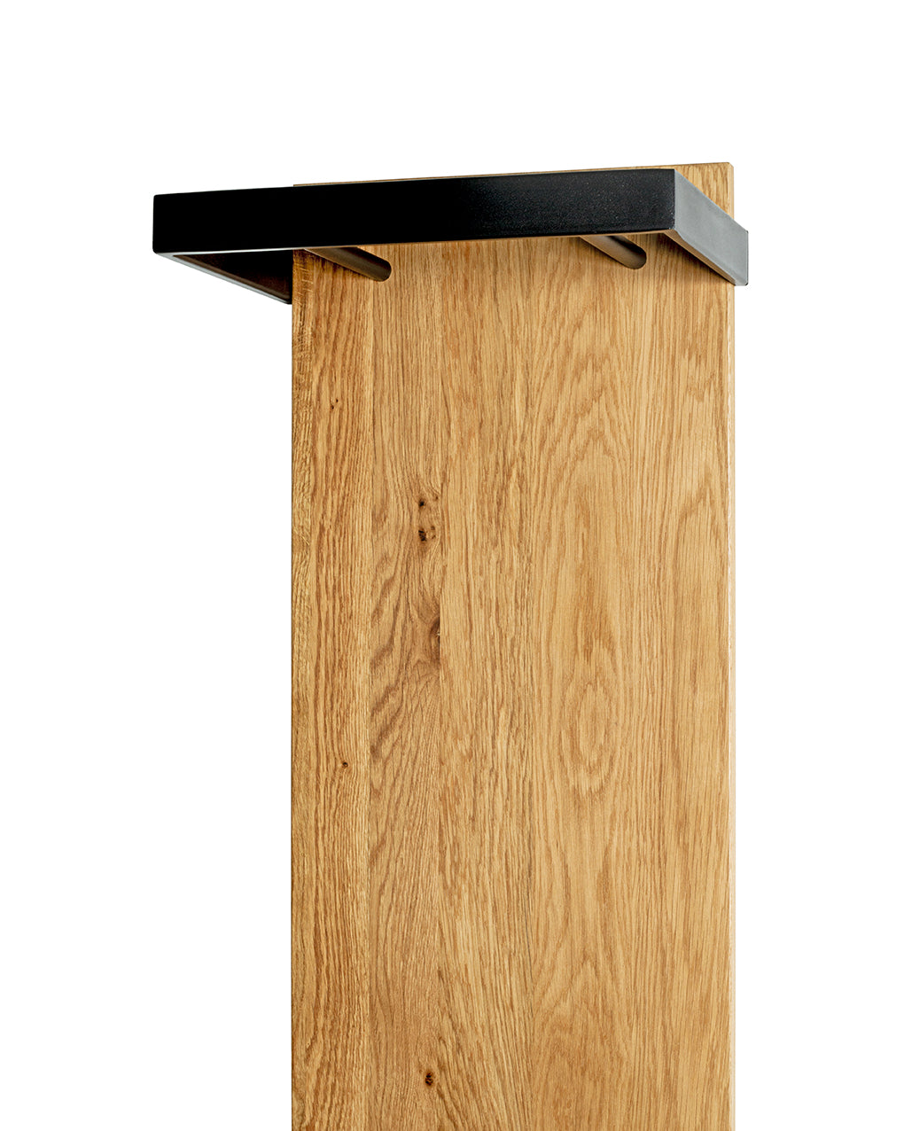 HAKU Möbel Wandgarderobe aus Massivholz in Braun 35 x 25 x 175 cm