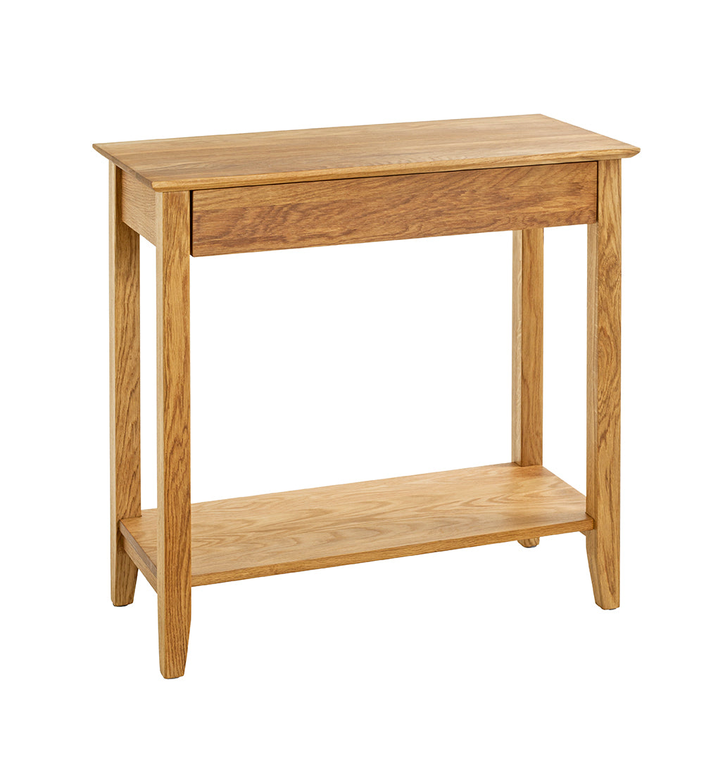 HAKU Möbel Konsole aus Massivholz Kippschutz in Braun 75 x 35 x 75 cm
