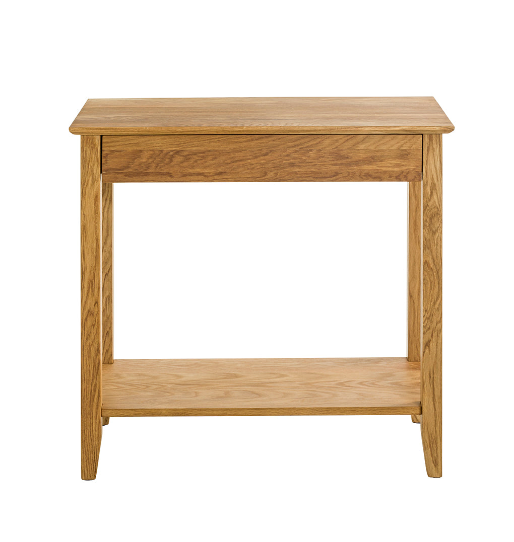 HAKU Möbel Konsole aus Massivholz Kippschutz in Braun 75 x 35 x 75 cm