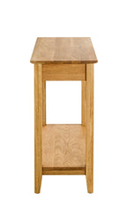HAKU Möbel Konsole aus Massivholz Kippschutz in Braun 75 x 35 x 75 cm