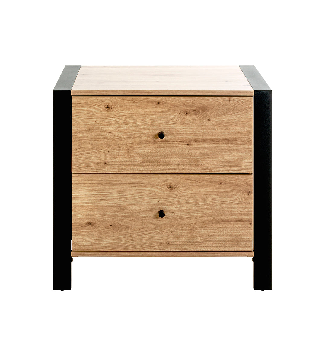 HAKU Möbel Konsole aus MDF kratzbeständig in Braun 60 x 42 x 60 cm