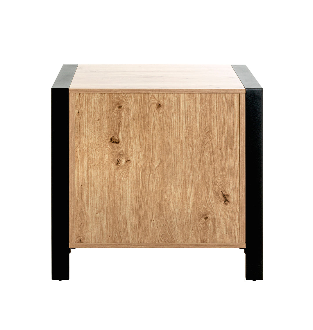HAKU Möbel Konsole aus MDF kratzbeständig in Braun 60 x 42 x 60 cm