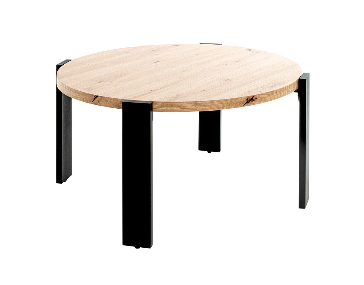 HAKU Möbel Couchtisch aus MDF kratzunempfindlich in Braun 75 x 42 cm