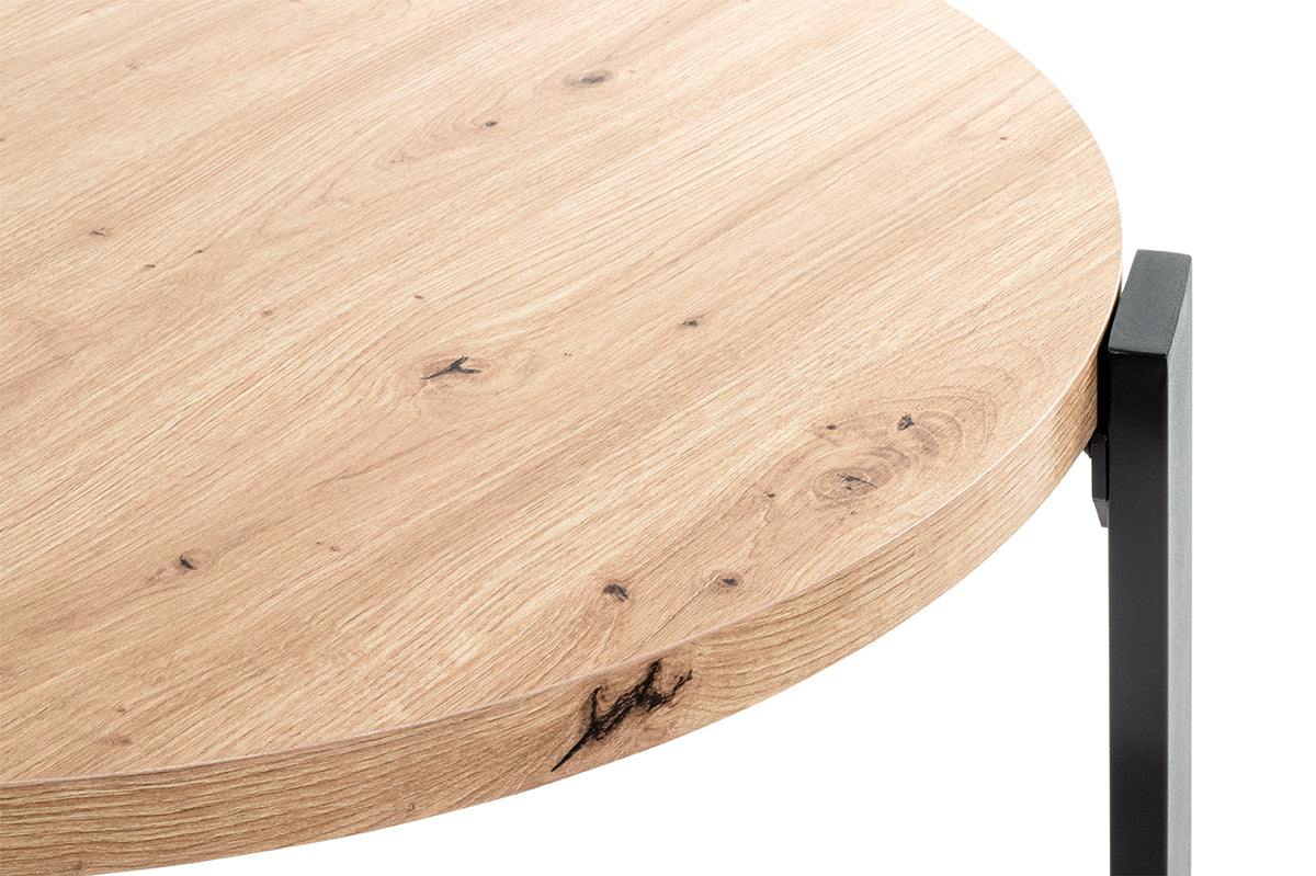 HAKU Möbel Couchtisch aus MDF kratzunempfindlich in Braun 75 x 42 cm
