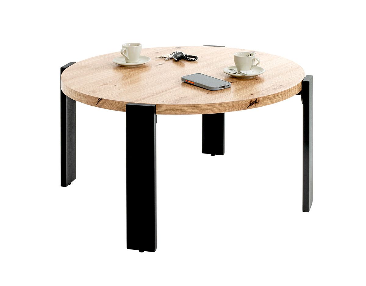 HAKU Möbel Couchtisch aus MDF kratzunempfindlich in Braun 75 x 42 cm