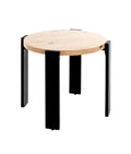 HAKU Möbel Beistelltisch aus MDF kratzunempfindlich in Braun 50 x 46 cm