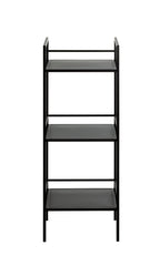 HAKU Möbel Regal aus Metall in Schwarz B 35-40 cm H 95-128 cm, 35 x 25 cm, H 95 cm