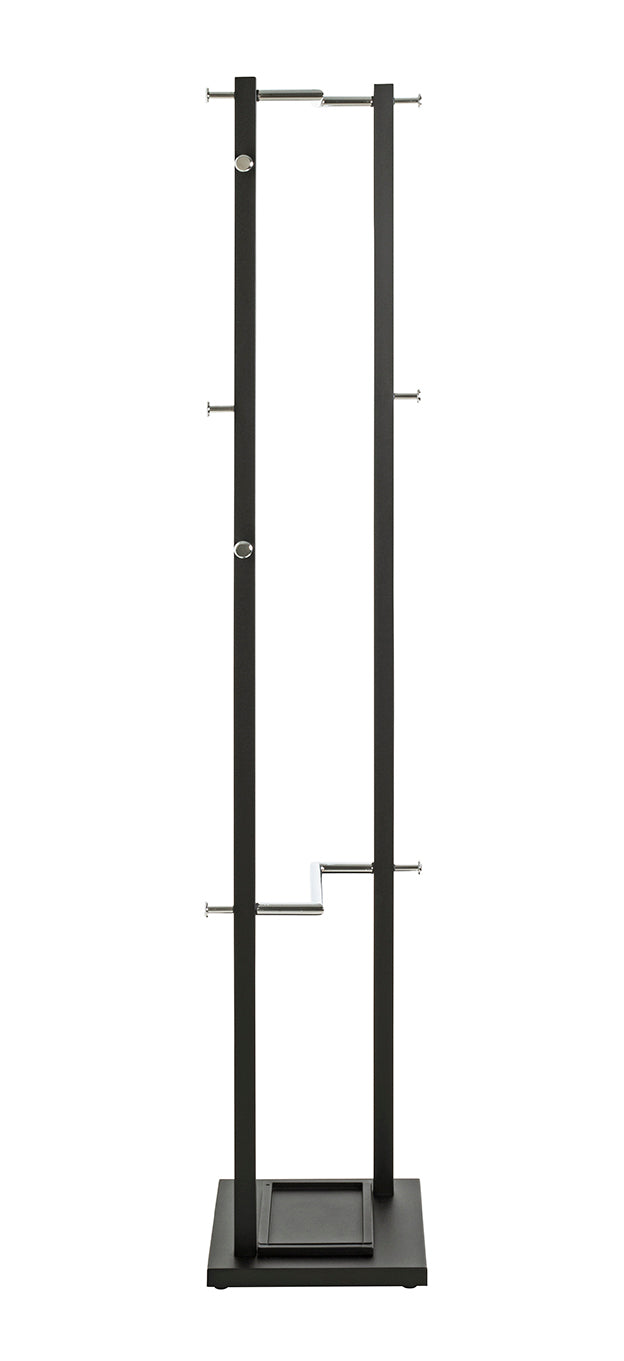 HAKU Möbel Garderobenständer aus Metall in Schwarz 40 x 30 x 175 cm