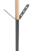 HAKU Möbel Garderobenständer aus Metall mit Marmor 37 x 179 cm in Anthrazit, Natur