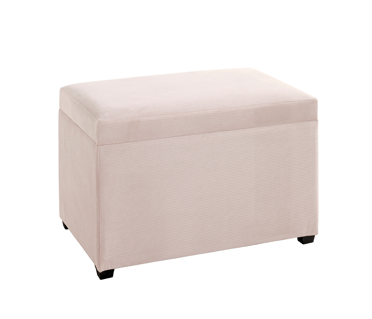 HAKU Möbel Sitztruhe aus Textil klappbar 58 x 39 x 42 cm in Creme