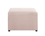 HAKU Möbel Sitztruhe aus Textil klappbar 58 x 39 x 42 cm in Creme