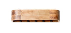 HAKU Möbel Wandgarderobe aus Massivholz in Braun B 60-100 cm H 13 cm, 60 x 20 cm, H 13 cm