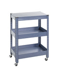 HAKU Möbel Servierwagen aus Metall 50 x 32 x 75 cm in Blau