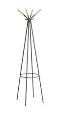 HAKU Möbel Garderobenständer aus Metall in Grau 56 x 175 cm