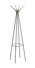 HAKU Möbel Garderobenständer aus Metall in Grau 56 x 175 cm