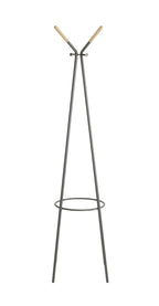 HAKU Möbel Garderobenständer aus Metall in Grau 56 x 175 cm