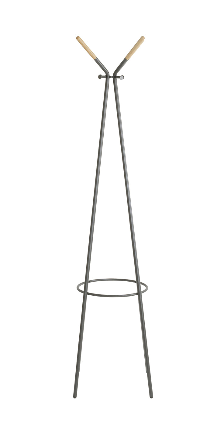 HAKU Möbel Garderobenständer aus Metall in Grau 56 x 175 cm
