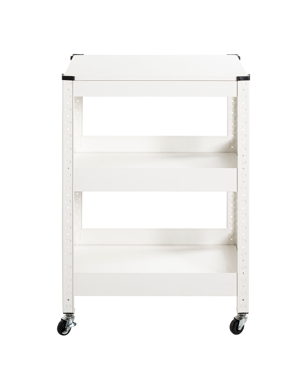 HAKU Möbel Servierwagen aus Metall 50 x 32 x 75 cm in Weiss