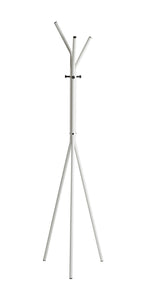 HAKU Möbel Garderobenständer aus Metall in Weiss 46 x 178 cm
