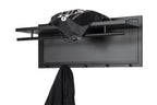HAKU Möbel Wandgarderobe aus Metall 75 x 26 x 30 cm in Schwarz