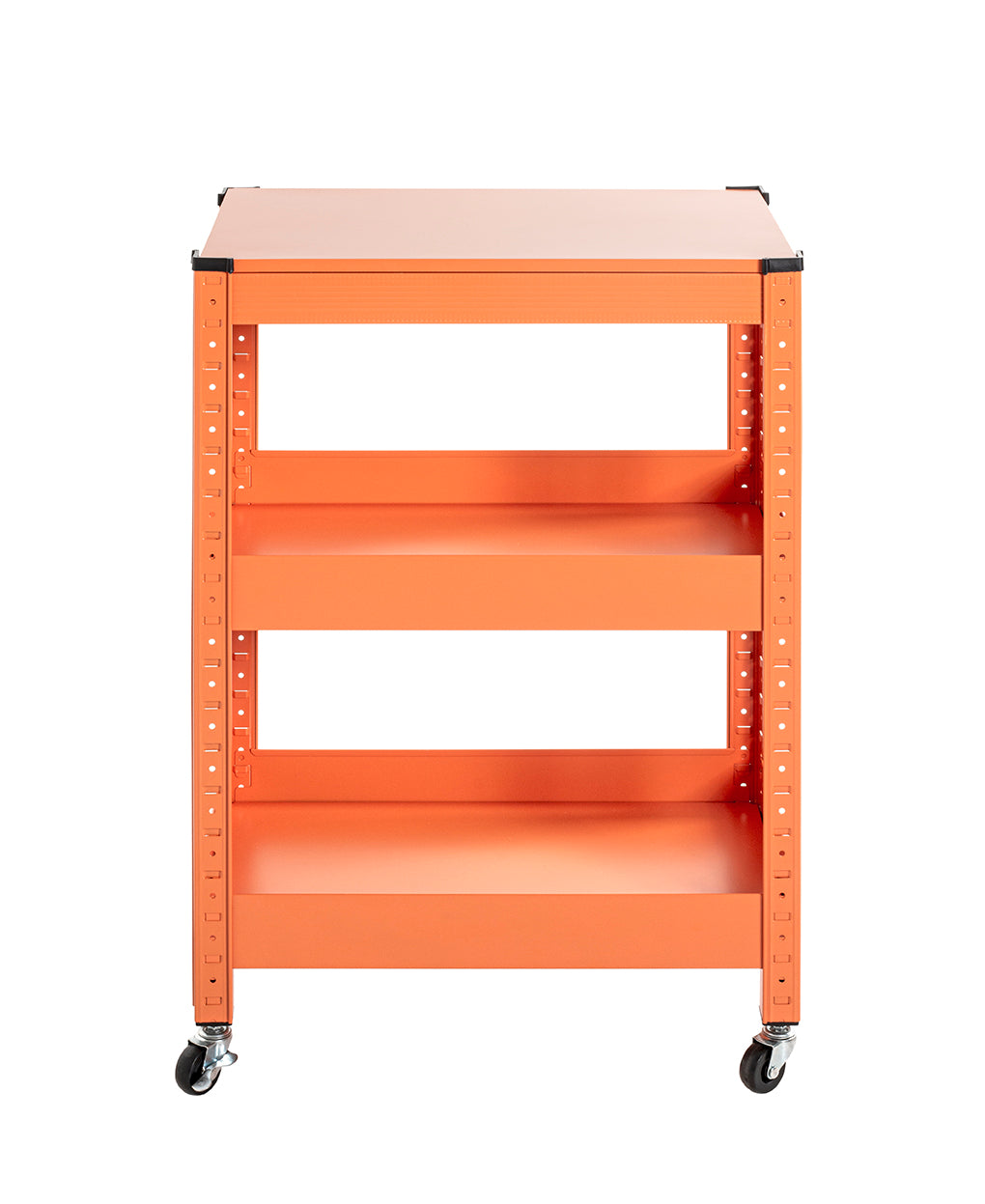 HAKU Möbel Servierwagen aus Metall 50 x 32 x 75 cm in Orange
