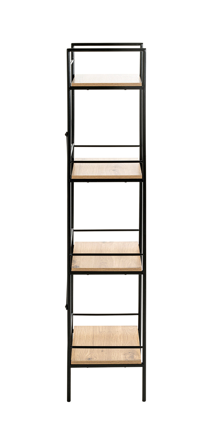 HAKU Möbel Regal aus MDF Kippschutz in Braun 34 x 27 x 130 cm