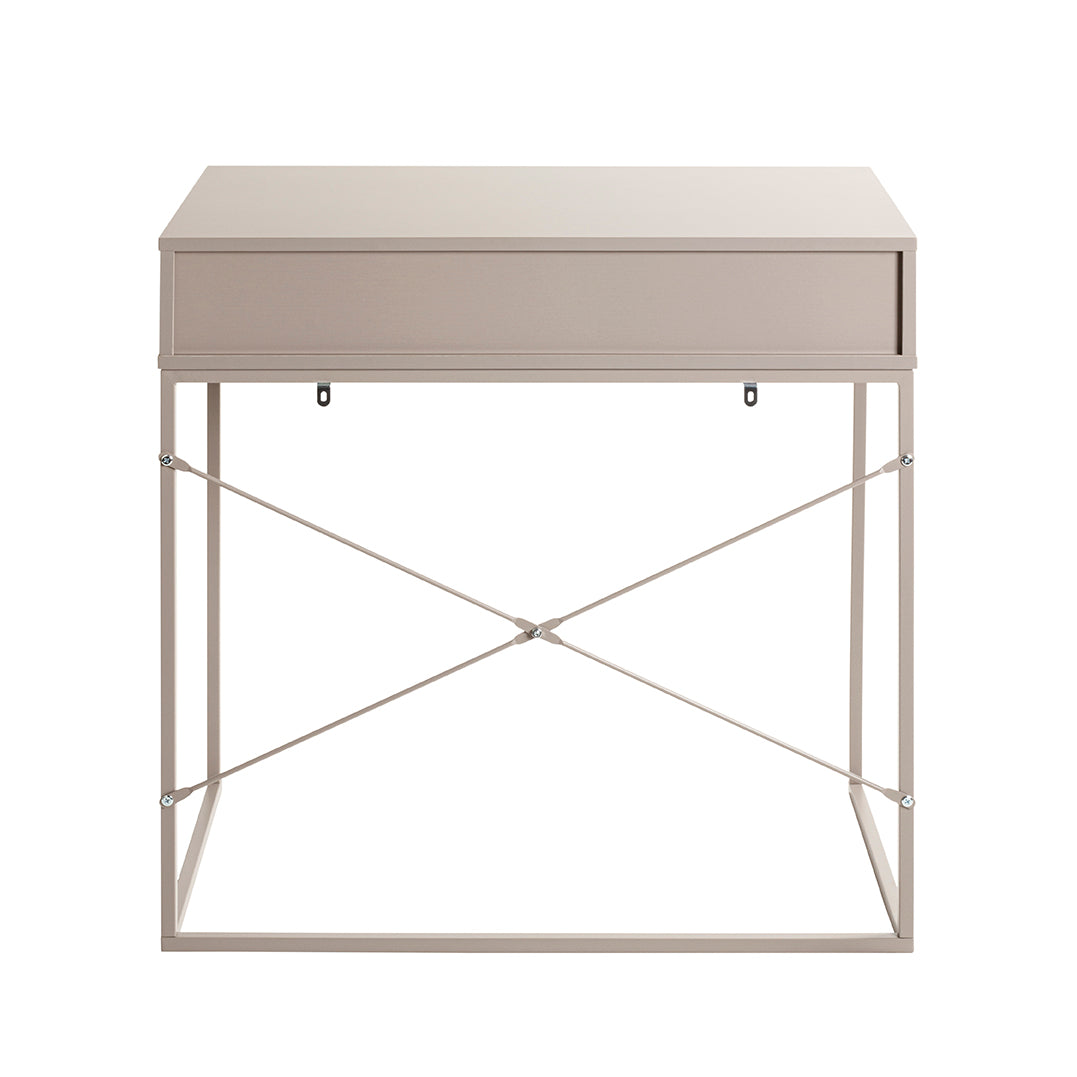 HAKU Möbel Konsole aus Holzwerkstoff kratzbeständig in Beige 80 x 46 x 79 cm