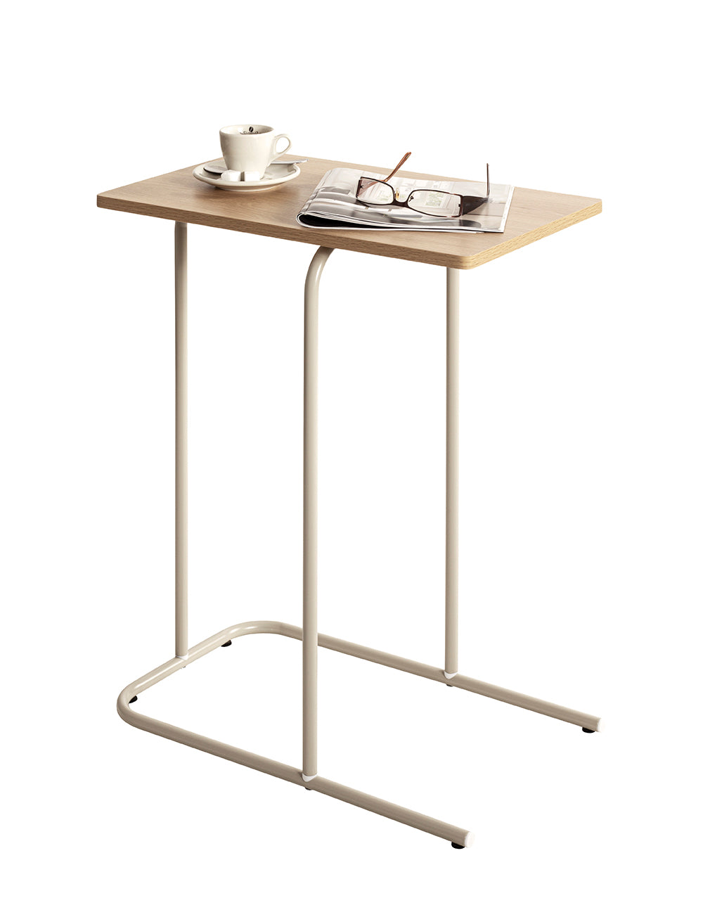 HAKU Möbel Beistelltisch aus Holzwerkstoff kratzbeständig in Beige