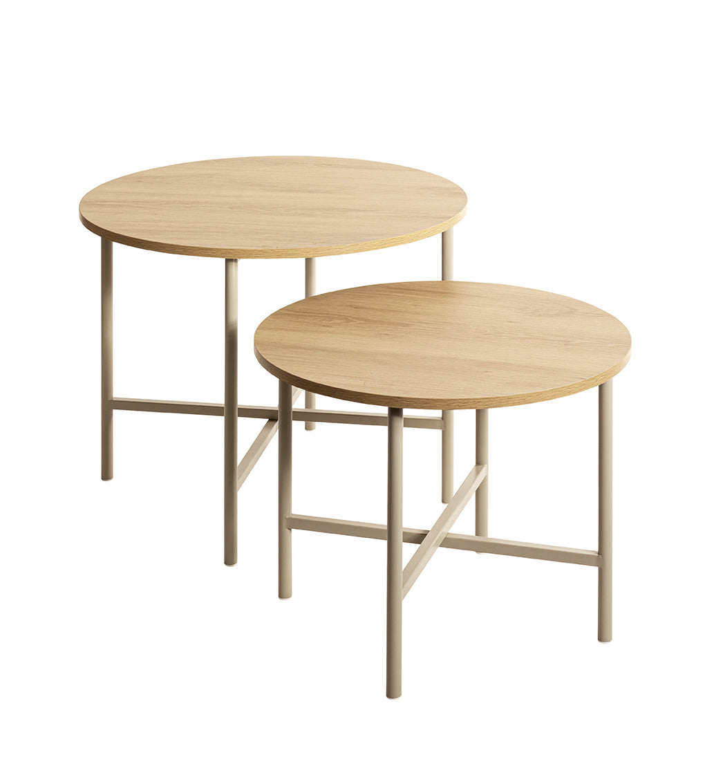 HAKU Möbel Couchtisch aus Holzwerkstoff kratzbeständig in Beige
