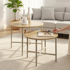 HAKU Möbel Couchtisch aus Holzwerkstoff kratzbeständig in Beige