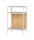 HAKU Möbel Beistelltisch aus Metall Kippschutz in Beige