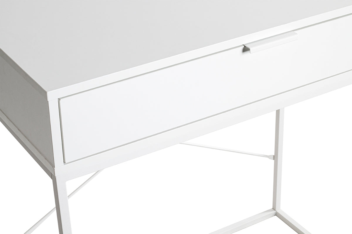 HAKU Möbel Konsole aus Holzwerkstoff Kippschutz 80 x 46 x 79 cm in Weiss