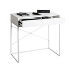 HAKU Möbel Konsole aus Holzwerkstoff Kippschutz 80 x 46 x 79 cm in Weiss