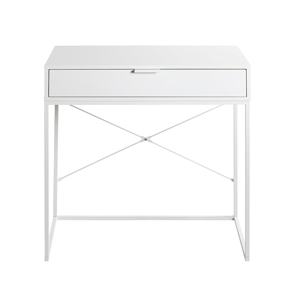 HAKU Möbel Konsole aus Holzwerkstoff Kippschutz 80 x 46 x 79 cm in Weiss
