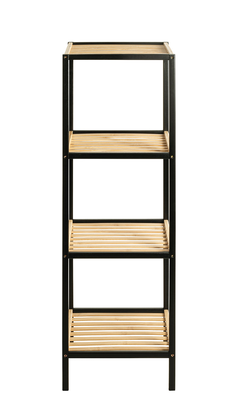 HAKU Möbel Regal aus Bambus in Natur B 35 cm H 81-115 cm, 35 x 35 cm, H 115 cm